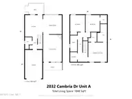 2032 Cambria Drive A, Greenville, NC 27834 — 3-bedroom townhome in Brook Hollow, Greenville, NC, photo 12 of 31: Floor_Plan_2032_cambria_Dr_A