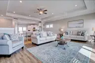 208 Goldsboro Drive, North Topsail Beach, NC 28460 — 6-bedroom waterfront townhome in Topsail Wynds, North Topsail Beach, NC, photo 5 of 51: living4