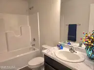 1209 Tarboro Street, Rocky Mount, NC 27801 — 3-bedroom home, Rocky Mount, NC, photo 17 of 19: Hall Bathroom