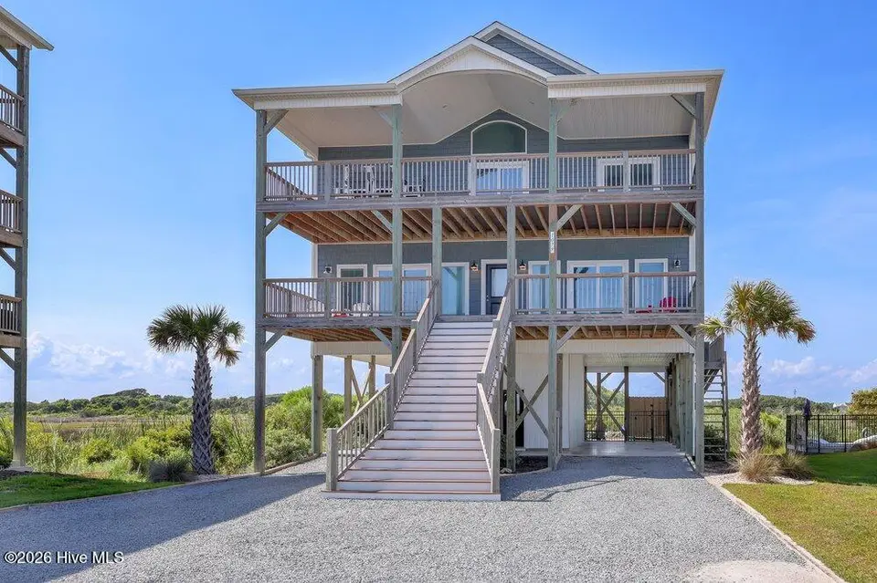 1079 New River Inlet Road, North Topsail Beach, NC 28460 — 8-bedroom waterfront home, North Topsail Beach, NC, photo 1 of 54