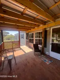 204 Diamond City Drive, Harkers Island, NC 28531 — 2-bedroom manufactured home in Earl Davis, Harkers Island, NC, photo 9 of 13: Front porch