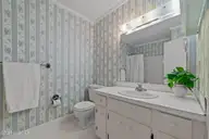 1104 Crestview Drive, Tarboro, NC 27886 — 3-bedroom home in West Hills, Tarboro, NC, photo 21 of 37: Guest Bathroom