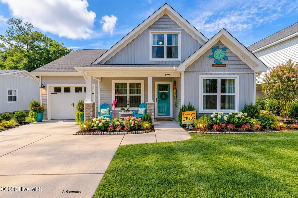 129 NE 13th Street, Oak Island, NC 28465 — 3-bedroom home, Oak Island, NC, photo 1 of 68: 1 Street View AI Generated