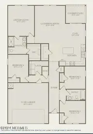 307 Currents Place SE 07401, Bolivia, NC 28422 — 4-bedroom home in Ocean Pointe, Bolivia, NC, photo 6 of 11: IBIS- Fl. Plan Single Fl.