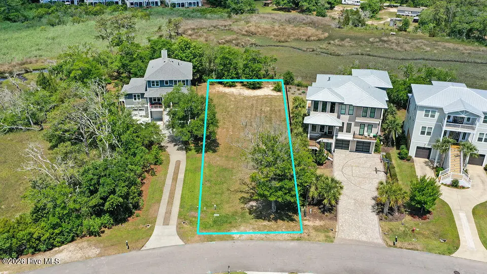 1347 Tidalwalk Drive, Wilmington, NC 28409 — waterfront lot in TidalWalk, Wilmington, NC, photo 1 of 78: 1347TidalwalkDriveDrone-lotlines