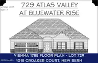 1018 Croaker Court, New Bern, NC 28562 — 3-bedroom home in Bluewater Rise, New Bern, NC, photo 2 of 13: 729-AV - VIENNA 1788