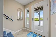 3826 Island Drive, North Topsail Beach, NC 28460 — 3-bedroom waterfront townhome, North Topsail Beach, NC, photo 4 of 52: 1st Floor Entry