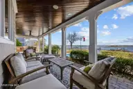 8404 Sound Drive, Emerald Isle, NC 28594 — 5-bedroom waterfront home in Emerald Isle By The Sea, Emerald Isle, NC, photo 16 of 67: Back Patio