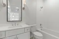 805 Mulberry Street 109, Beaufort, NC 28516 — 2-bedroom condo in 805 Mulberry, Beaufort, NC, photo 12 of 20: Hall Bathroom