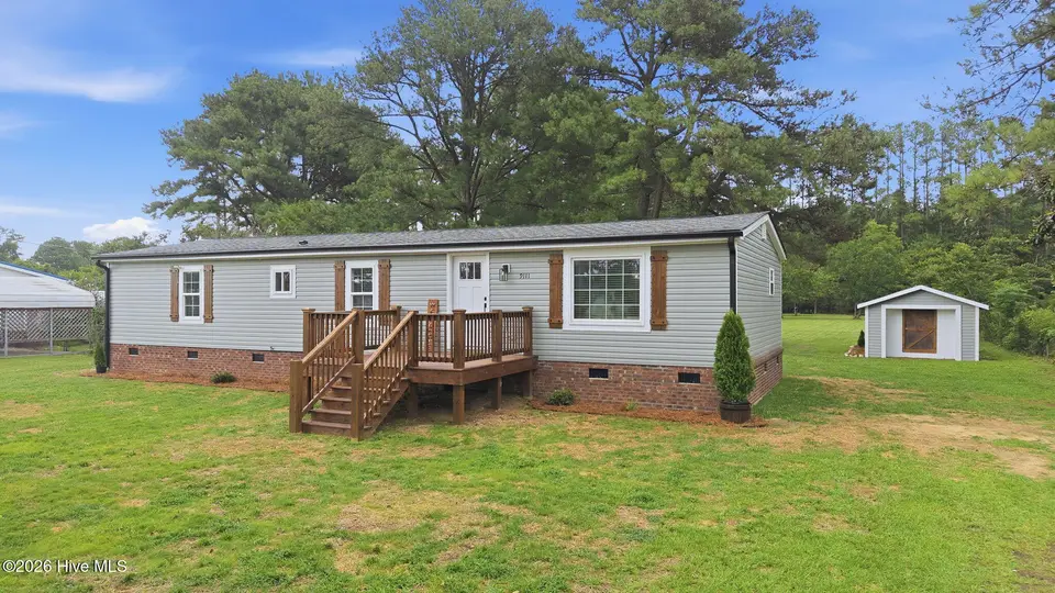 9111 Pace Road, Bailey, NC 27807 — 3-bedroom manufactured home, Bailey, NC, photo 1 of 42: Front