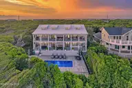 585 Forest Dunes Drive, Pine Knoll Shores, NC 28512 — 4-bedroom waterfront home in Beacon's Reach, Pine Knoll Shores, NC, photo 13 of 68: Oceanfront home in Beacon's Reach