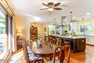 75 Harlow Road, Pinehurst, NC 28374 — 3-bedroom home in Unit 2, Pinehurst, NC, photo 12 of 40: Dining Room open to kitchen