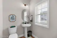239 Cline Way Unit 109, Beaufort, NC 28516 — 3-bedroom townhome in 1809 Live Oak, Beaufort, NC, photo 16 of 45: First Floor Powder Room