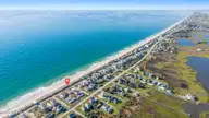 254 1 Topsail Road, North Topsail Beach, NC 28460 — waterfront lot in Old Settlers Beach, North Topsail Beach, NC, photo 10 of 23: Drone Aerial
