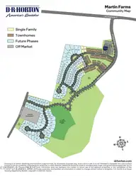605 Wilder Bloom Path, Aberdeen, NC 28315 — 3-bedroom townhome in Martin Farms, Aberdeen, NC, photo 23 of 23: Martin Farms - Site Map - OVERALL