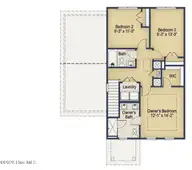 526 Bartley Street, Vass, NC 28394 — 3-bedroom home in Badgers Court, Vass, NC, photo 3 of 4: Lot 9 Second Floor
