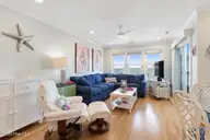 1010 Salter Path Road 6, Indian Beach, NC 28512 — 2-bedroom waterfront condo in Mariners Point, Indian Beach, NC, photo 3 of 39: Living room with sound views
