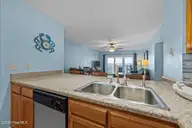 1840 New River Inlet Road 2308, North Topsail Beach, NC 28460 — 2-bedroom waterfront condo in Topsail Dunes, North Topsail Beach, NC, photo 19 of 44: Kitchen