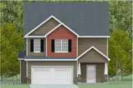 614 Turkey Trot Trail, Maysville, NC 28555 — 3-bedroom home in Village Creek, Maysville, NC, photo 7 of 8: Front Elevation