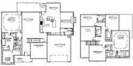 2002 Tarpon Trail, New Bern, NC 28562 — 5-bedroom home in Bluewater Rise, New Bern, NC, photo 4 of 10: Floor Plan