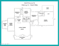 1021 Filmore Street, Southport, NC 28461 — 3-bedroom home in Boiling Spring Lakes, Southport, NC, photo 7 of 77: Floor plan