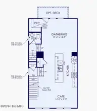253 Pelican Flight Loop, Wilmington, NC 28412 — 3-bedroom townhome in Riverlights, Wilmington, NC, photo 4 of 14: Second Floor of Norway Floorplan