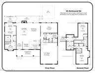 45 Richmond Road, Jackson Springs, NC 27281 — 3-bedroom home in Foxfire Village, Jackson Springs, NC, photo 2 of 73: Home Floor Plan – 45 Richmond Rd