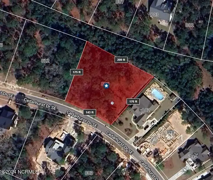 806 458 Cedarhurst Drive SE, Bolivia, NC 28422 — lot in Riversea Plantation, Bolivia, NC, photo 1 of 21: 806 Cedarhurst Sat Image