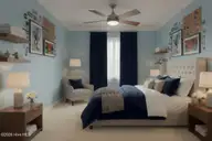 112 Fir Ridge Lane, Beaufort, NC 28516 — 3-bedroom home in Nina Lawrence, Beaufort, NC, photo 6 of 8: Fir Ridge Guest room 3