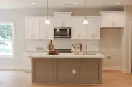 2500 Brookhaven Drive, Kinston, NC 28504 — 3-bedroom home in Westwood, Kinston, NC, photo 7 of 21: Kitchen Island