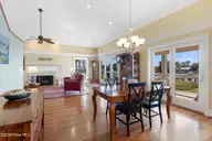 255 Gatsey Lane, Beaufort, NC 28516 — 3-bedroom waterfront home in Stanton Landing, Beaufort, NC, photo 7 of 53: Open dining space