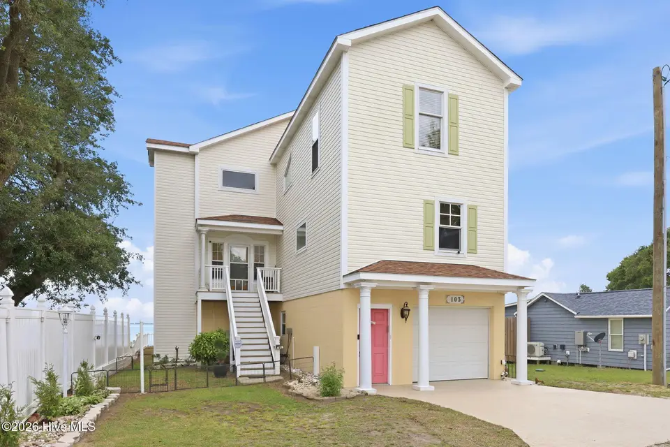 103 Waterfront Avenue, Newport, NC 28570 — 3-bedroom waterfront home, Newport, NC, photo 1 of 79: Ground level