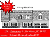 1002 Sharpnose Street, New Bern, NC 28562 — 4-bedroom home in Bluewater Rise, New Bern, NC, photo 1 of 15: MLS 8-6-26