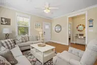 308 Live Oak Street, Emerald Isle, NC 28594 — 4-bedroom waterfront home in Ocean Forest, Emerald Isle, NC, photo 9 of 68: Living Room