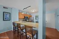 1840 New River Inlet Road 2308, North Topsail Beach, NC 28460 — 2-bedroom waterfront condo in Topsail Dunes, North Topsail Beach, NC, photo 12 of 44: Breakfast Bar