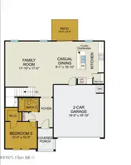 111 Muscadine Drive, Jacksonville, NC 28546 — 4-bedroom home in Muscadine, Jacksonville, NC, photo 2 of 36: First Floor