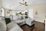 7230 Copperfield Court, Wilmington, NC 28411 — 3-bedroom home in Holly Field, Wilmington, NC, photo 14 of 35: Living Room