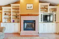 1461 S Shore Drive, Southport, NC 28461 — 3-bedroom waterfront home, Southport, NC, photo 12 of 75: Fire Place