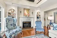 152 Arborvitae Drive, Pine Knoll Shores, NC 28512 — 3-bedroom waterfront home in Pine Knoll Association, Pine Knoll Shores, NC, photo 11 of 61: Living Room