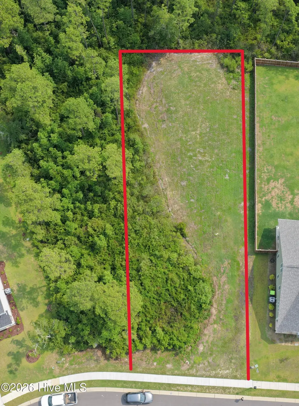 7091 Trailhead Road, Leland, NC 28451 — lot in Grayson Park, Leland, NC, photo 1 of 1: Ariel aprox. outline. Vacant land