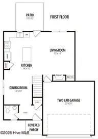 139 Cordgrass Court, Smithfield, NC 27577 — 3-bedroom home in Marin Woods, Smithfield, NC, photo 12 of 13: First Floor