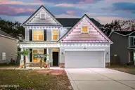 205 Peggys Trace, Sneads Ferry, NC 28460 — 5-bedroom home in Peggys Cove Southbridge, Sneads Ferry, NC, photo 2 of 46: Front Liighting