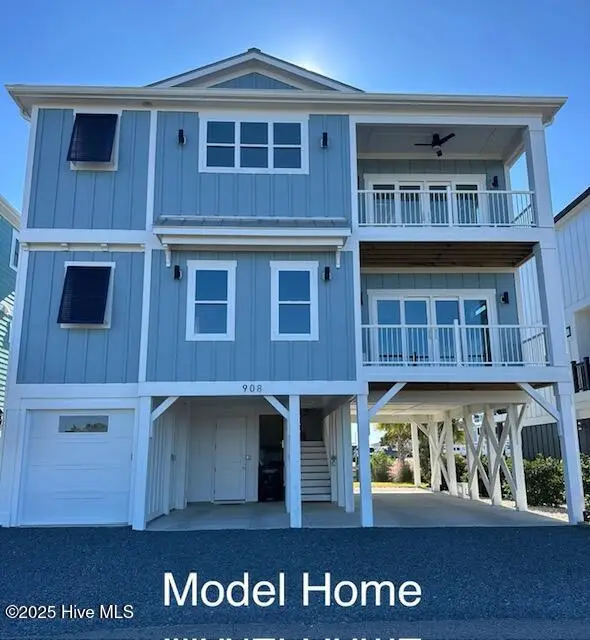 938 Ocean Boulevard W, Holden Beach, NC 28462 — 4-bedroom waterfront home, Holden Beach, NC, photo 1 of 7: Model Home