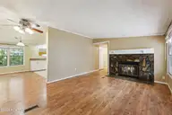 630 Dogwood Drive, Sunset Beach, NC 28468 — 3-bedroom manufactured home in Seaside Station, Sunset Beach, NC, photo 4 of 36: Living Room/Dining Area