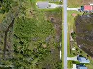 210 42 Waterway Drive, Sneads Ferry, NC 28460 — waterfront lot in Golden Acres, Sneads Ferry, NC, photo 8 of 23: 208 and 210 Waterway Drive - Aerials - E