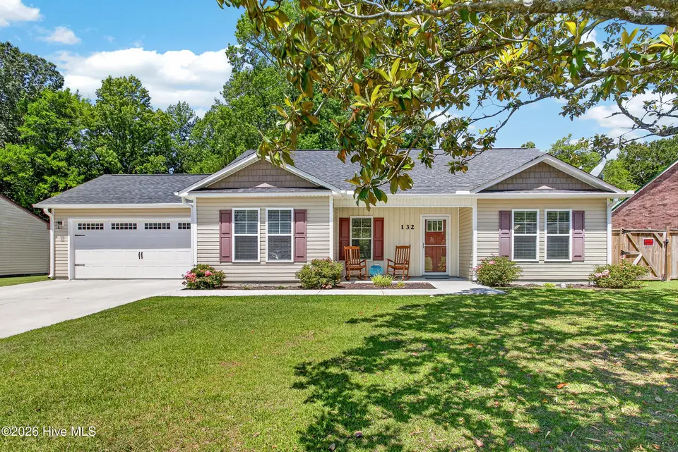 132 Balsam Road, Jacksonville, NC 28546 — 3-bedroom home in White Oak Estates, Jacksonville, NC, photo 1 of 33