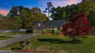 201 Gaston Drive, Elizabeth City, NC 27909 — 3-bedroom home in Newbegun Land, Elizabeth City, NC, photo 1 of 45: 1_virtual twilight