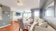 9124 Riverview Drive, New Bern, NC 28560 — 3-bedroom waterfront condo in Fairfield Harbour, New Bern, NC, photo 6 of 50: Open Living and Dining spaces