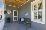 221 Silver Sloop Way, Carolina Beach, NC 28428 — 3-bedroom waterfront townhome in Harbour Point, Carolina Beach, NC, photo 13 of 64: Covered Front Porch