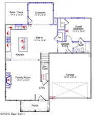 6830 Fellowship Drive, Leland, NC 28451 — 5-bedroom home in Grand Park, Leland, NC, photo 2 of 49: Edisto 50 1st floor